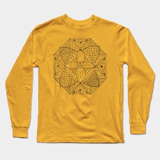 Mandala Pineapple Long Sleeve T-Shirt